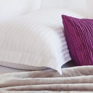 Μαξιλαροθήκη 52X70 50%Cotton-50%Polyester Σατέν Ρίγα Oxford TC-220