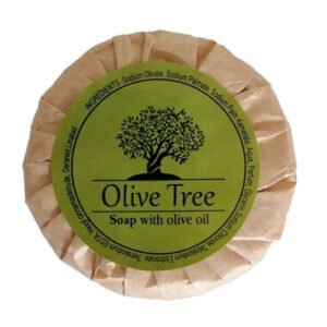 Olive Tree σαπούνι ελαιόλαδου στρογγυλό 30γρ σε οικολογικό χαρτί "ΕΛΛΗΝΙΚΟ ΠΡΟΙΟΝ"