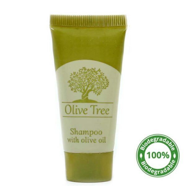 Olive Tree σαμπουάν ελαιόλαδου σε βιοδιασπώμενο σωληνάριο 20ml