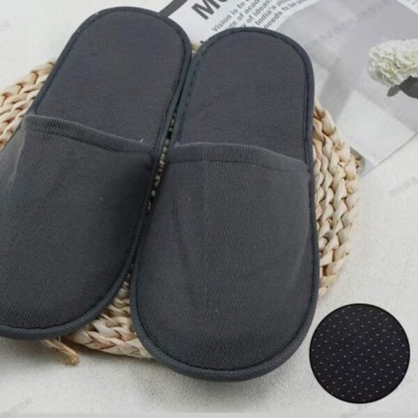 Παντόφλες Poly Velvet Sole 6mm Dark Grey