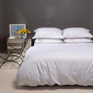 Παπλωματοθήκη Διπλή 225Χ245 100%Cotton Σατέν Ρίγα TC-230
