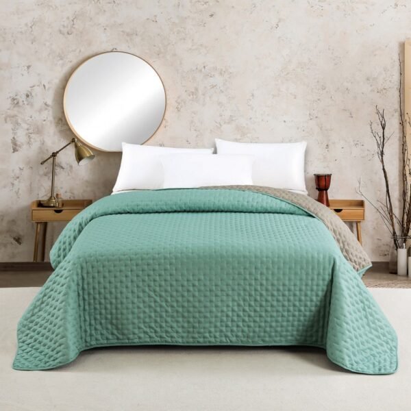 Κουβερλί Kingsize Ξενοδοχείου 260Χ240 Aqua Dark Grey
