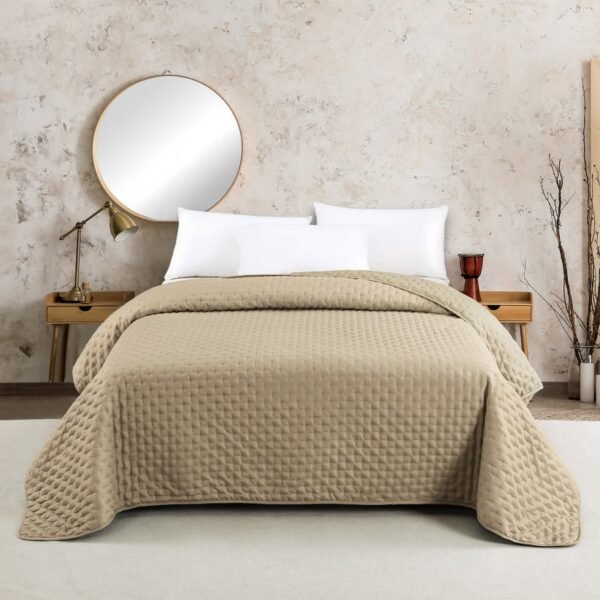 Κουβερλί Μονό Ξενοδοχείου 160Χ240 Beige Ecru