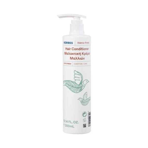 Korres Επαναγεμιζόμενο Dispenser Μαλακτική Κρέμα Citrus Fresh 300ml